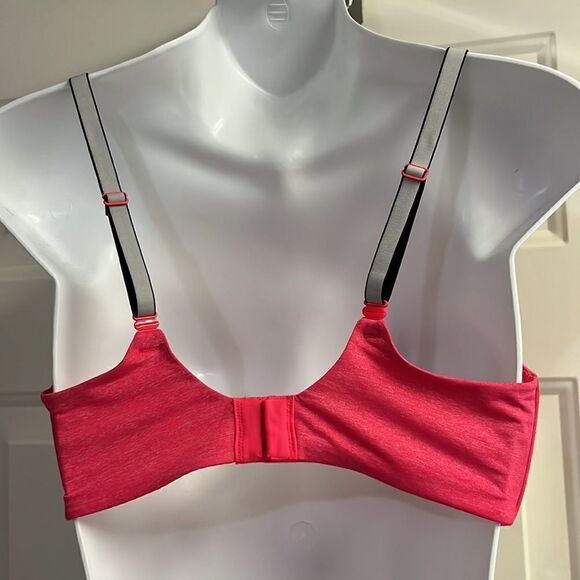 Victoria’s Secret Heather Pink, Black, Gray Adjustable Strap Convertible Bra-34D - Picture 7 of 16